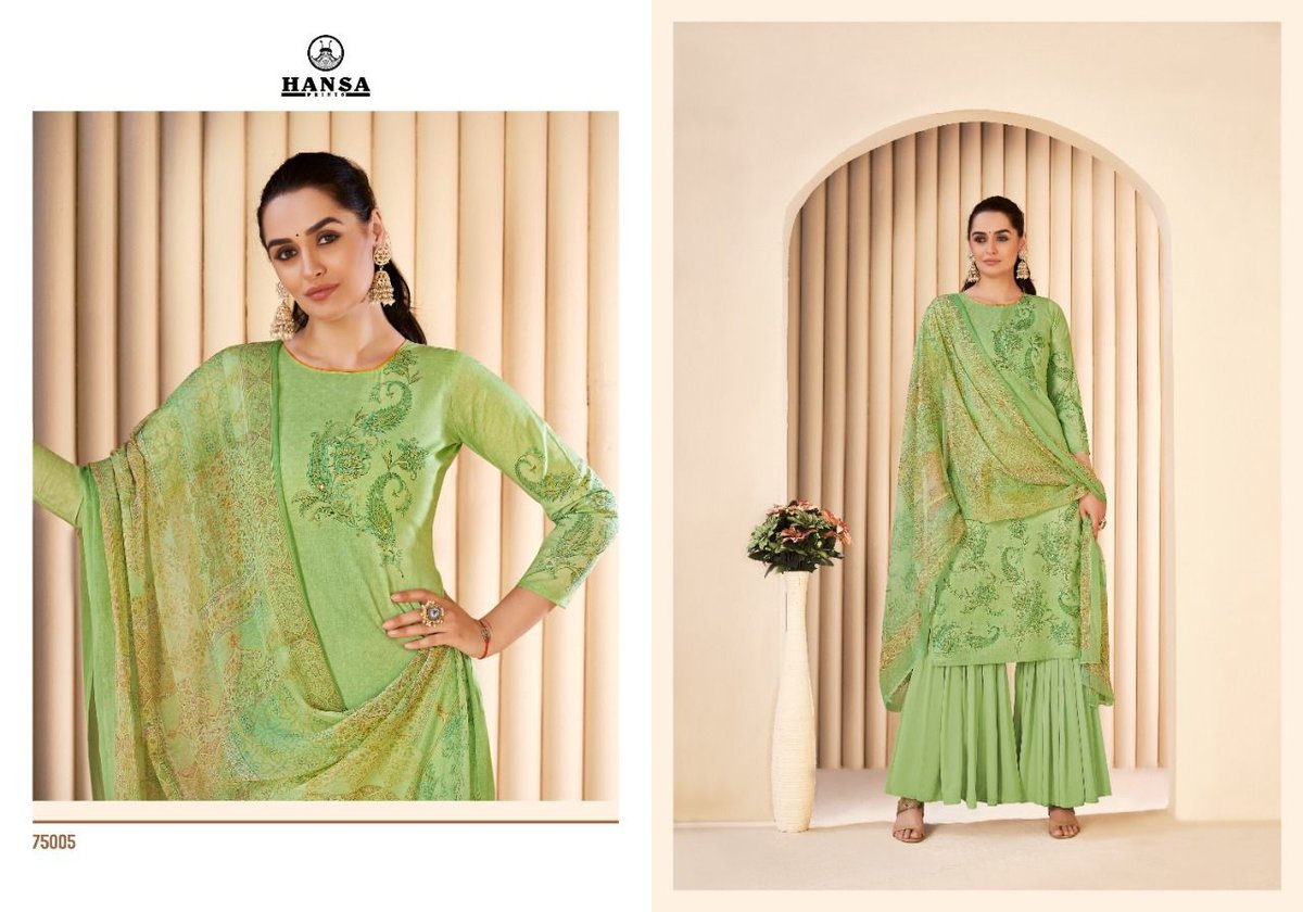 Hansa Prints Husna Ara Niharika 75001-75006 Series 5