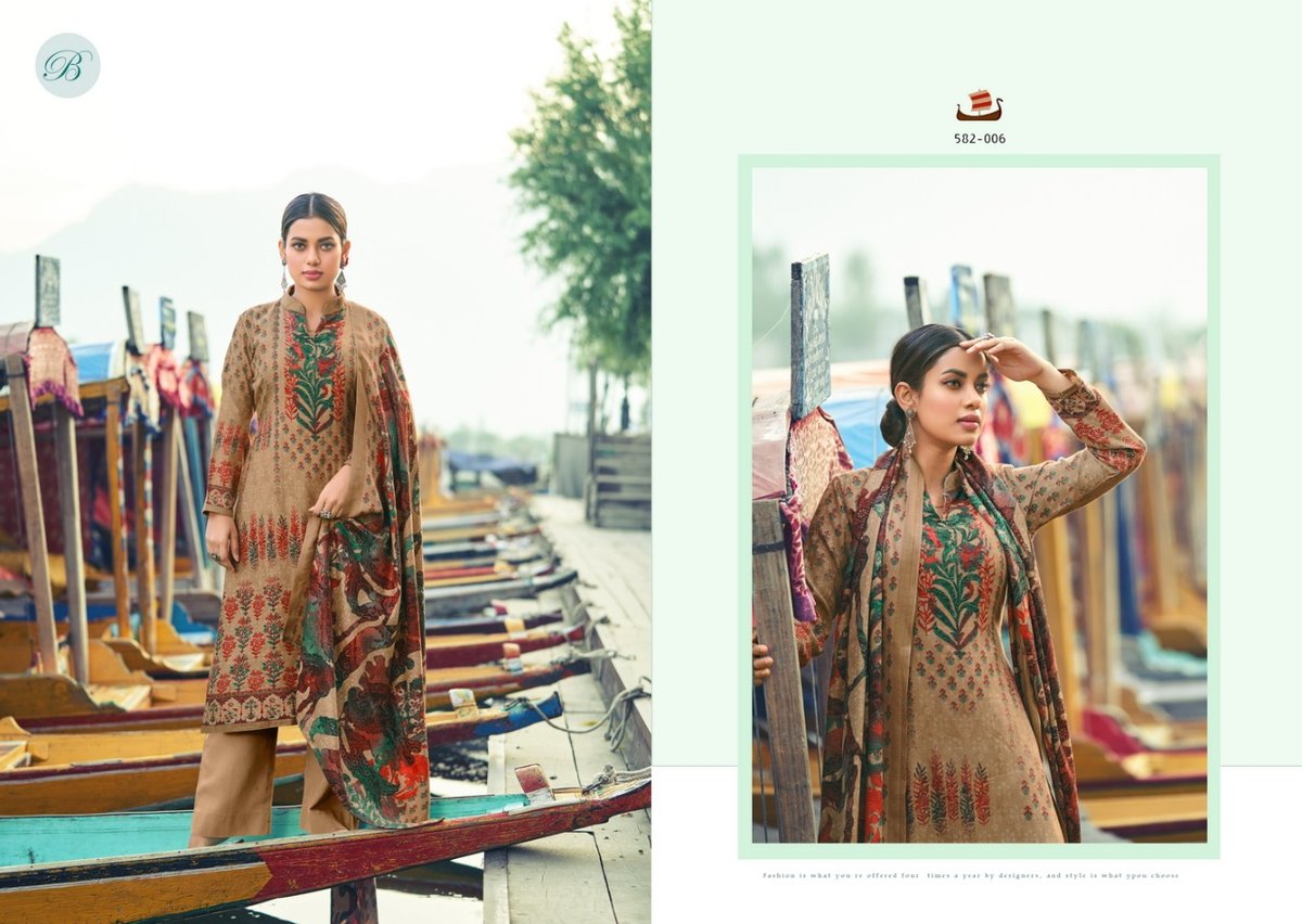 Belliza Designer Aisha 582-001 to 582-010 Series 6