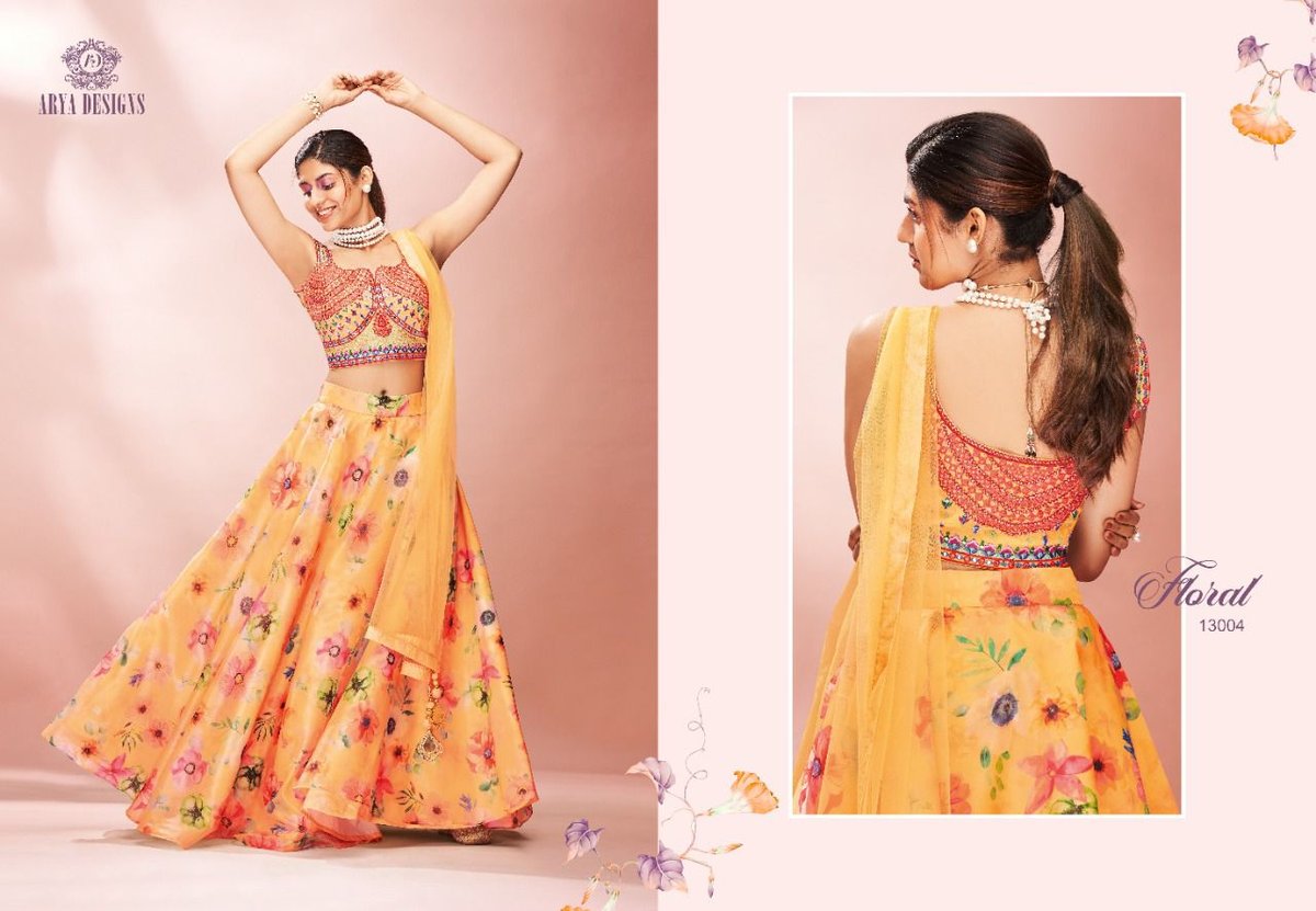 Arya Design Floral Vol-5 13001-13004 Series 4