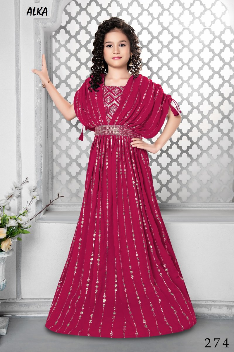 Alka Kidswear Gown 272-274 Series 3
