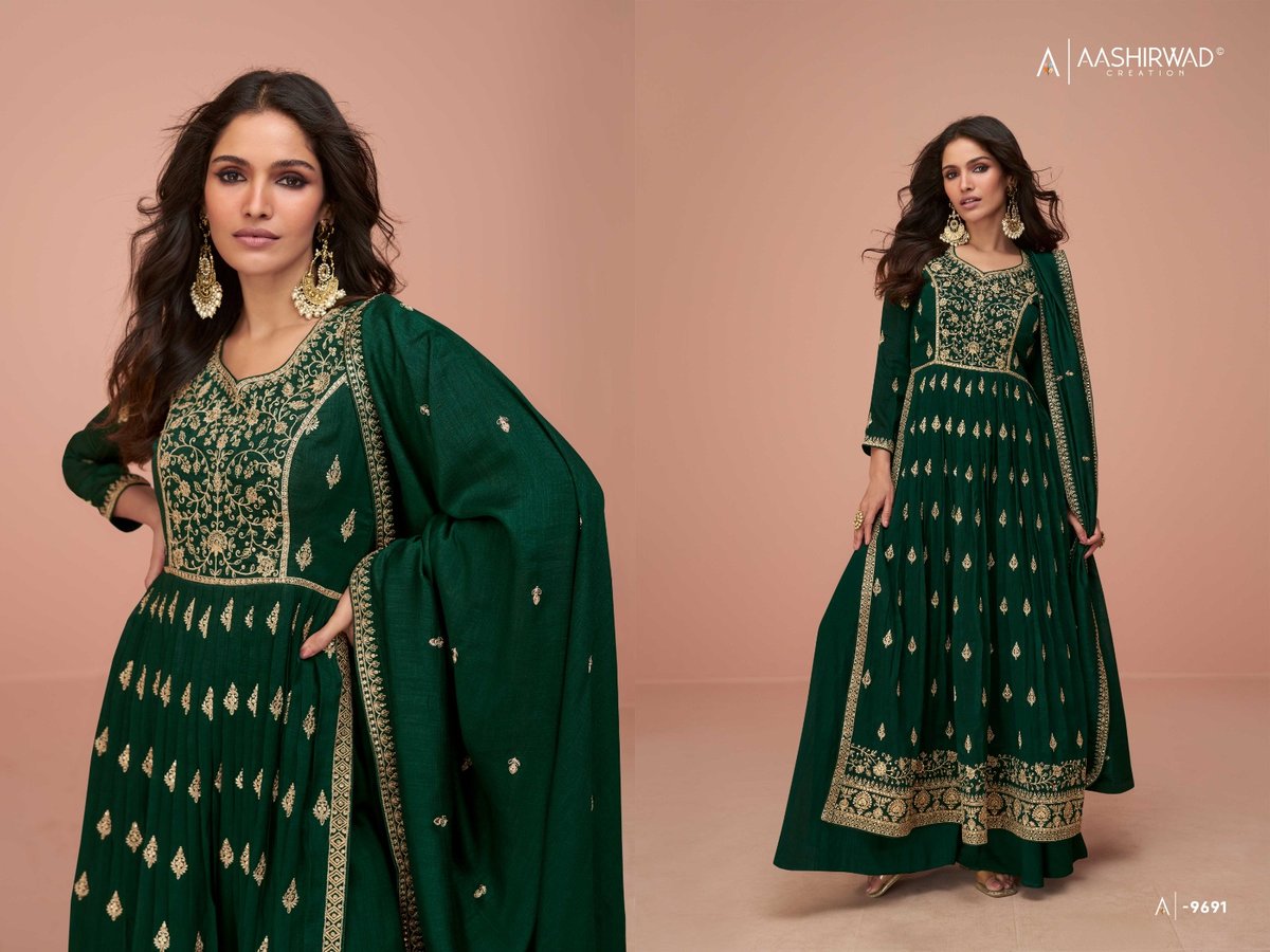 Aashirwad Creation Suhani 9690-9694 Series 2