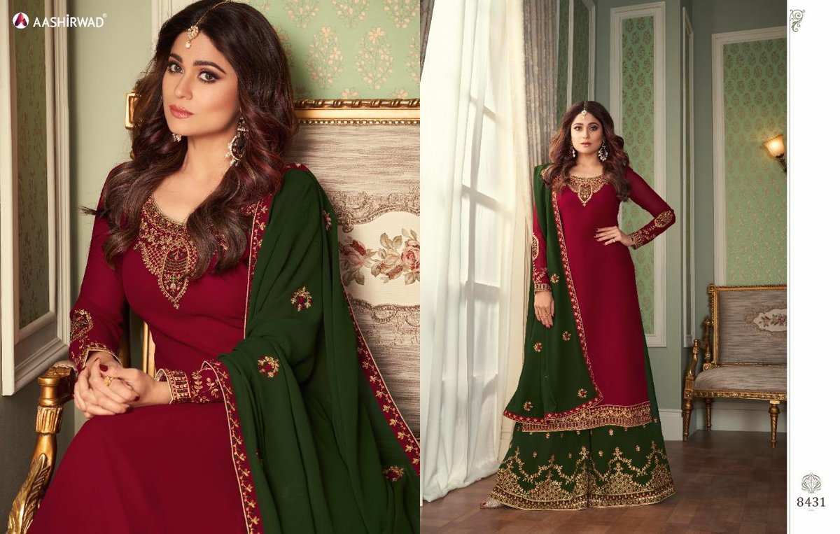 Aashirwad Creation Crystal 8429-8433 Series 3