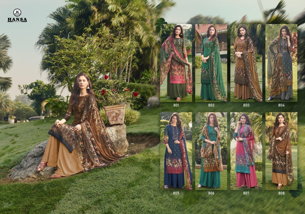 Hansa Prints Bhavya 801-808 Series 9