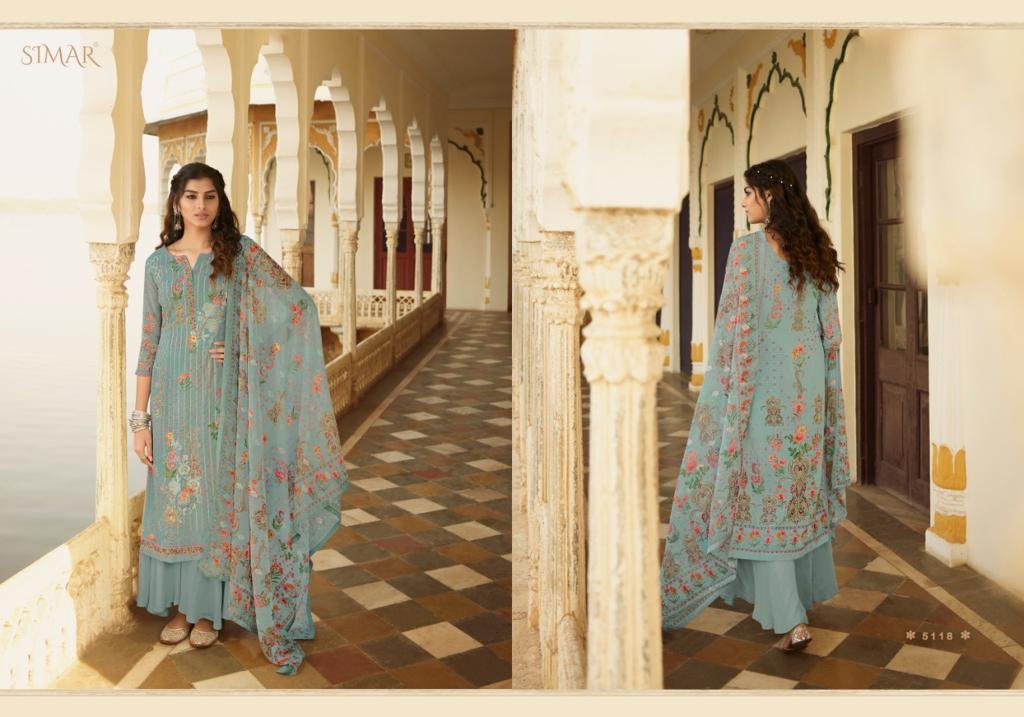 Glossy Simar Mehtaab 5112-5119 Series 7
