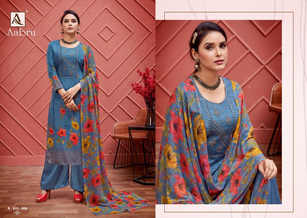 Alok Suits Aabru 811-001 to 811-010 Series 4