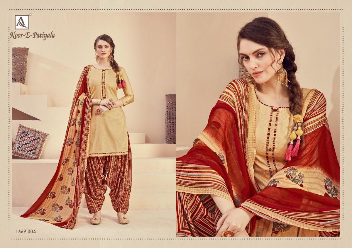 Alok Suits Noor-E-Patiyala 669-001-669-010 Series 4