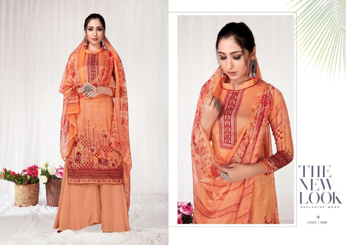 Anita Silk Kesariya Zaara 1001-1008 Series 6