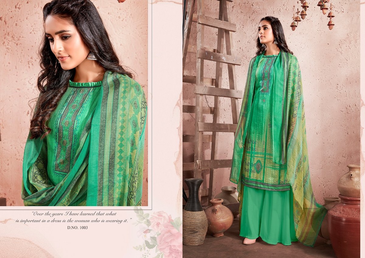 Anita Silk Kesariya Heena 1001-1008 Series 3