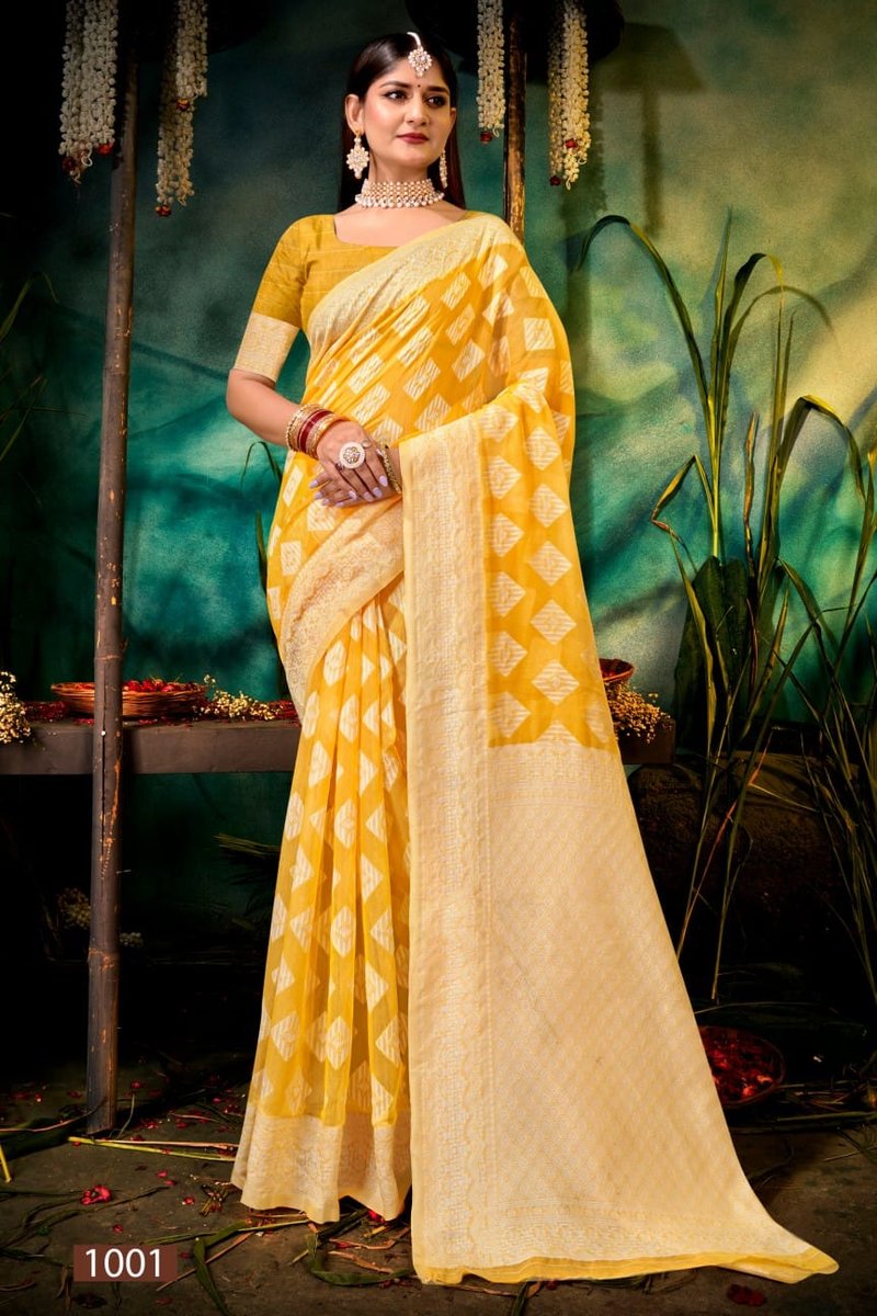 SAROJ SAREE OCEAN COTTON VOL-2 1001 TO 1006 1