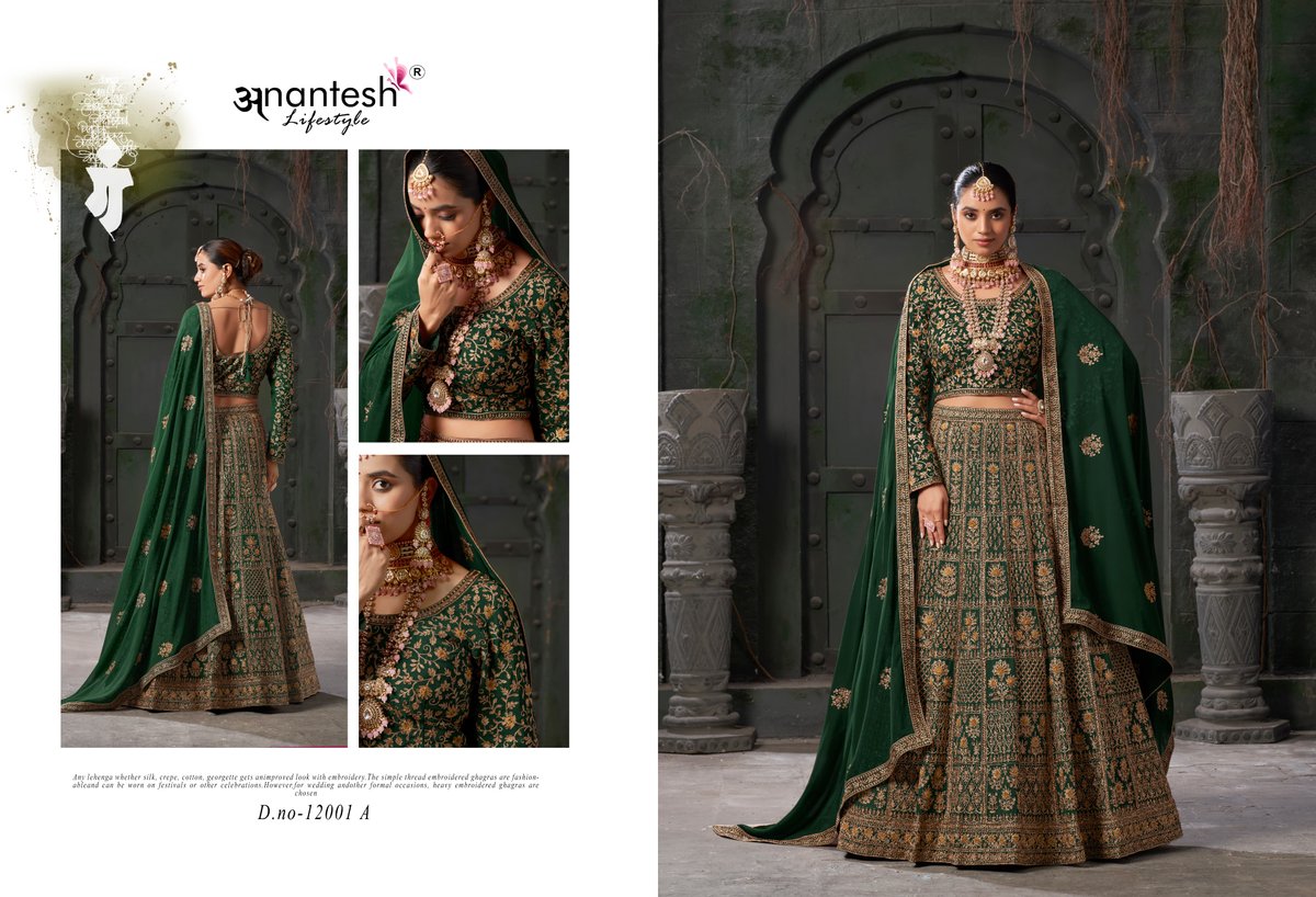 ANANTESH NIKAAH THE WEDDING VIBES VOL-01 COLOUR EDITION 12001 & 12002 COLOUR'S 2
