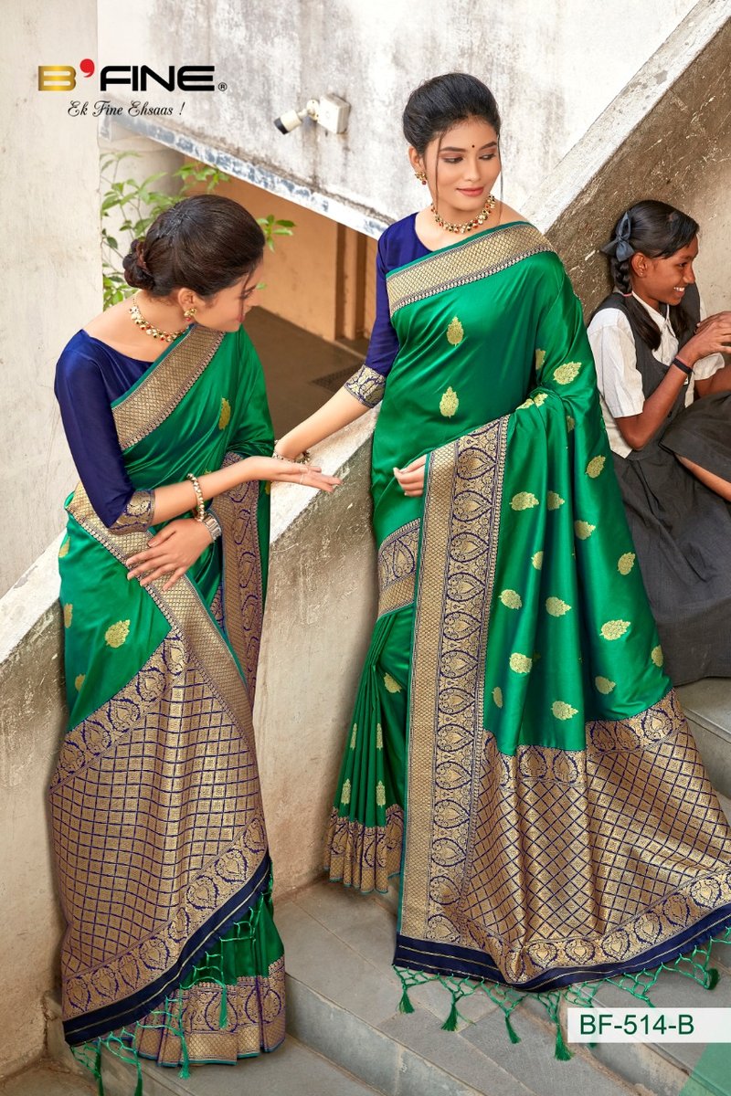 B Fine Saree Paathshala 512-514 Series 10