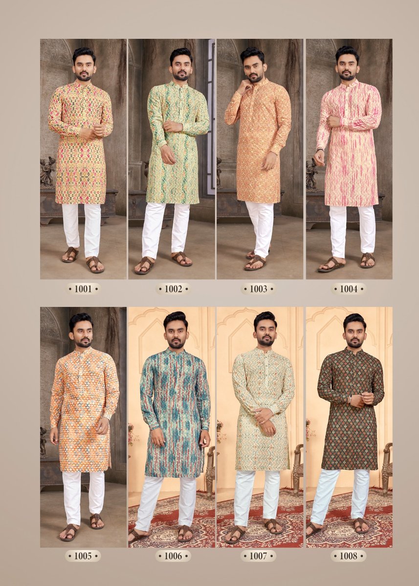 Banwery Schiffli Kurta Vol-1 1001-1008 Series 9