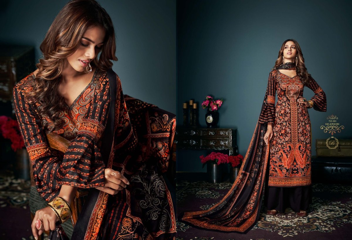 Belliza Designer Kalamkari 720-001 to 720-008 Series 1