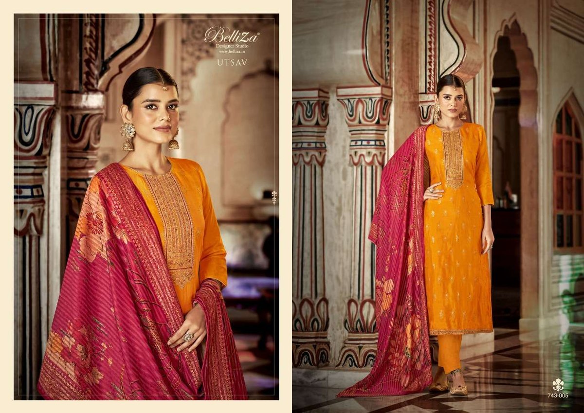 Belliza Designer Utsav 743-001 to 743-005 Series 5