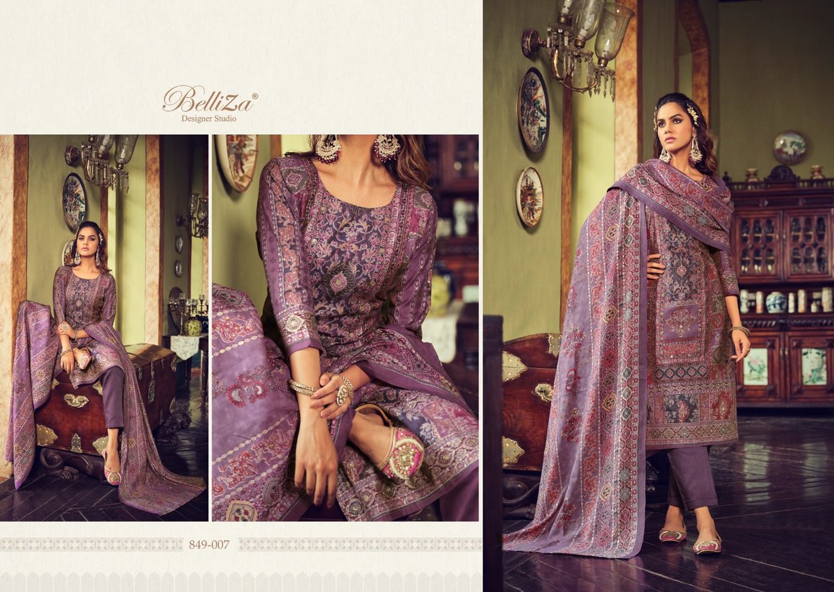 Belliza Designer Sajda 849-001 to 849-008 Series 7