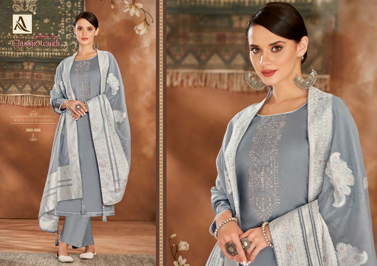 Alok Suits Classic Touch 980-001 to 980-006 Series 6