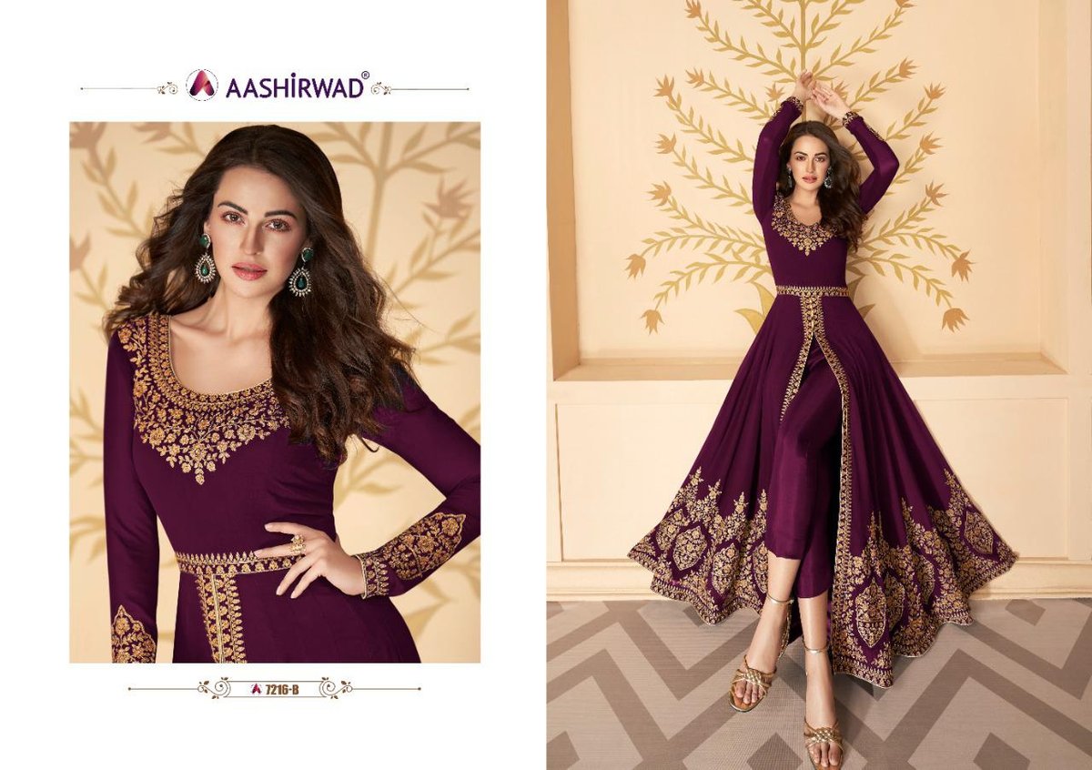 Aashirwad Creation Paakhi Gold 7216 Colors 2