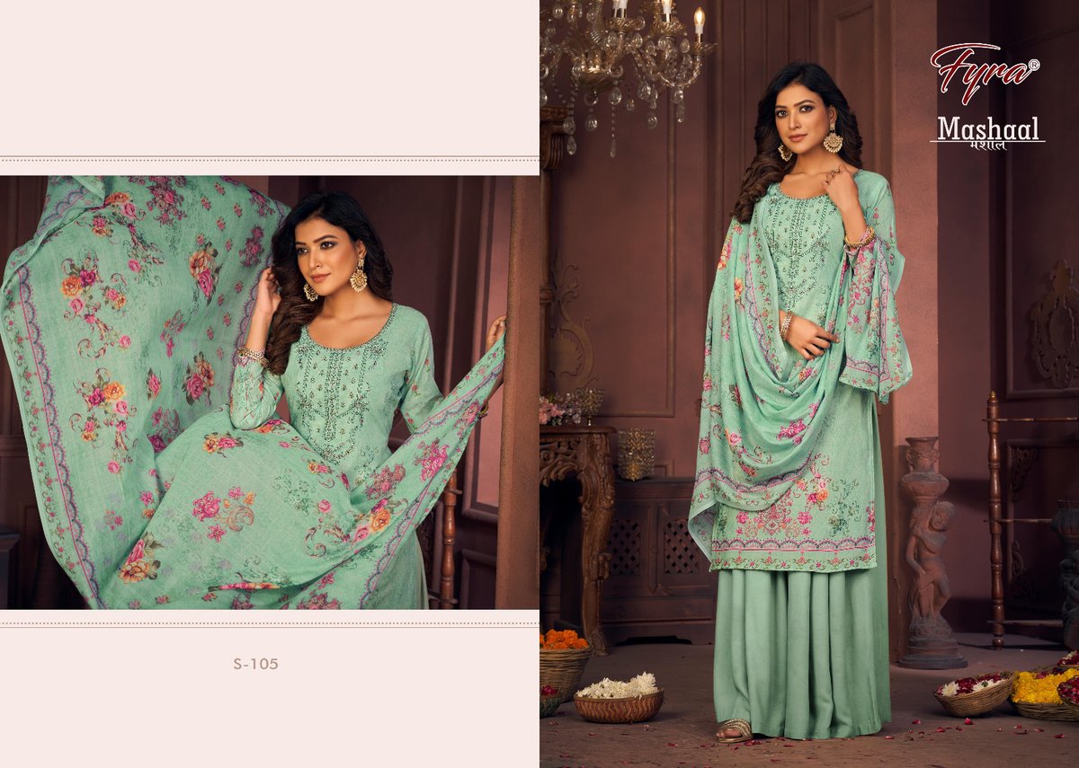 Alok Suit Fyra Mashaal S-101 to S-108 Series 5