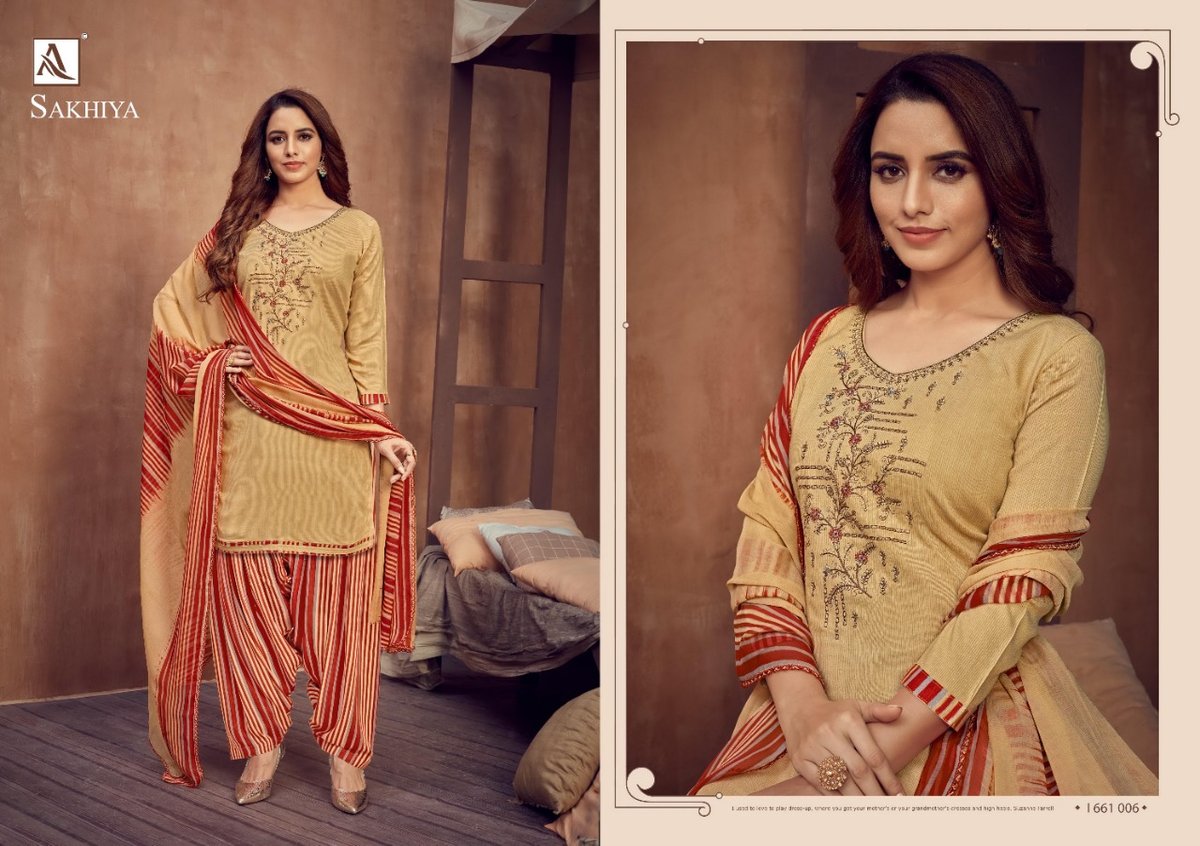 Alok Suits Sakhiya 661-001-661-008 Series 6