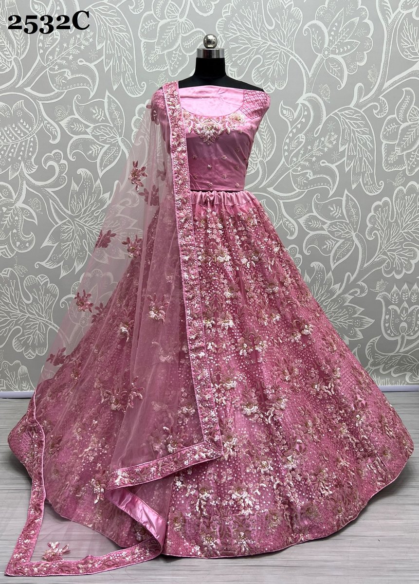 Anjani Art Bridal Lehenga Choli 2532 Colors 5