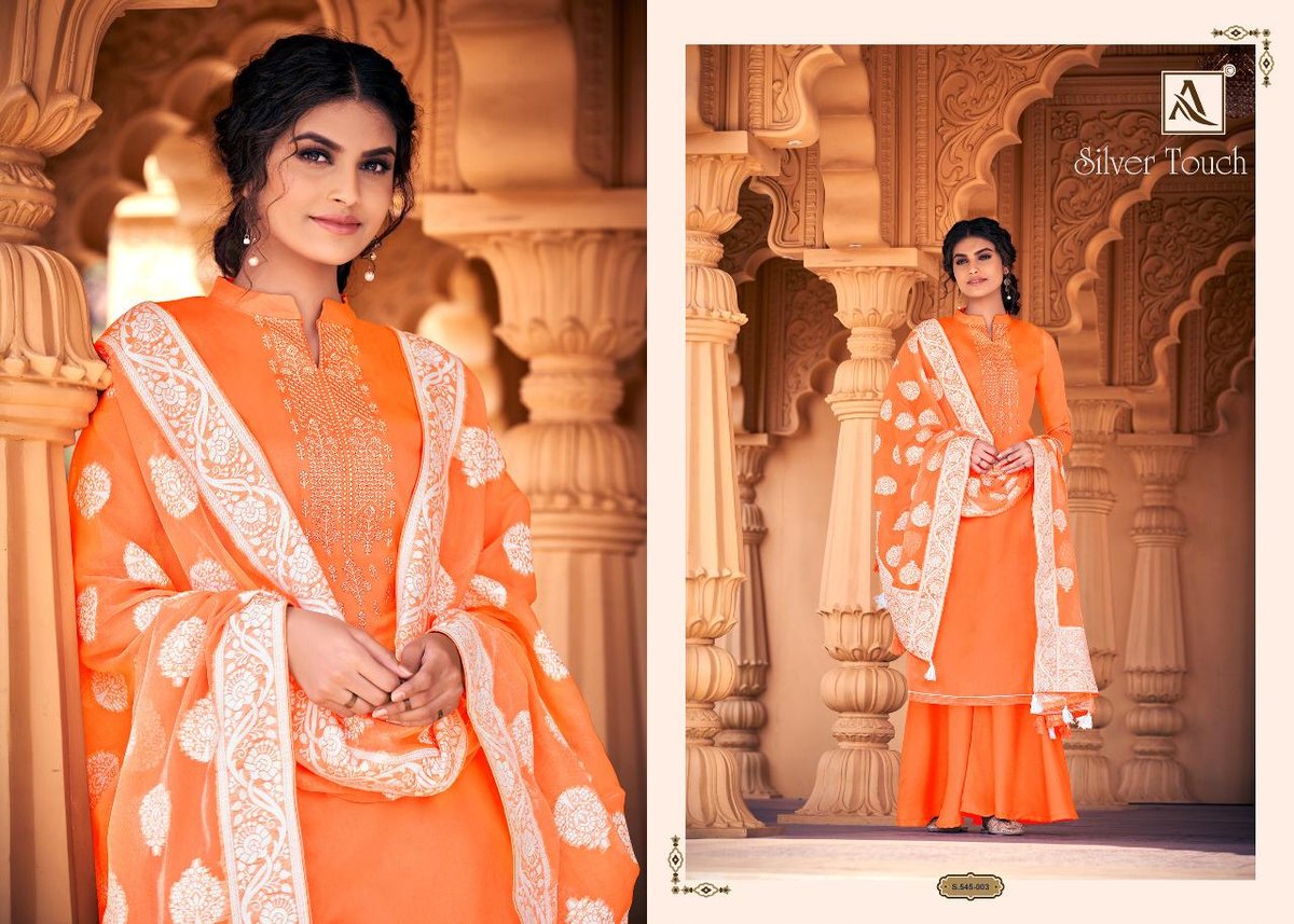 Alok Suits Silver Touch 545-001-545-008 Series 3
