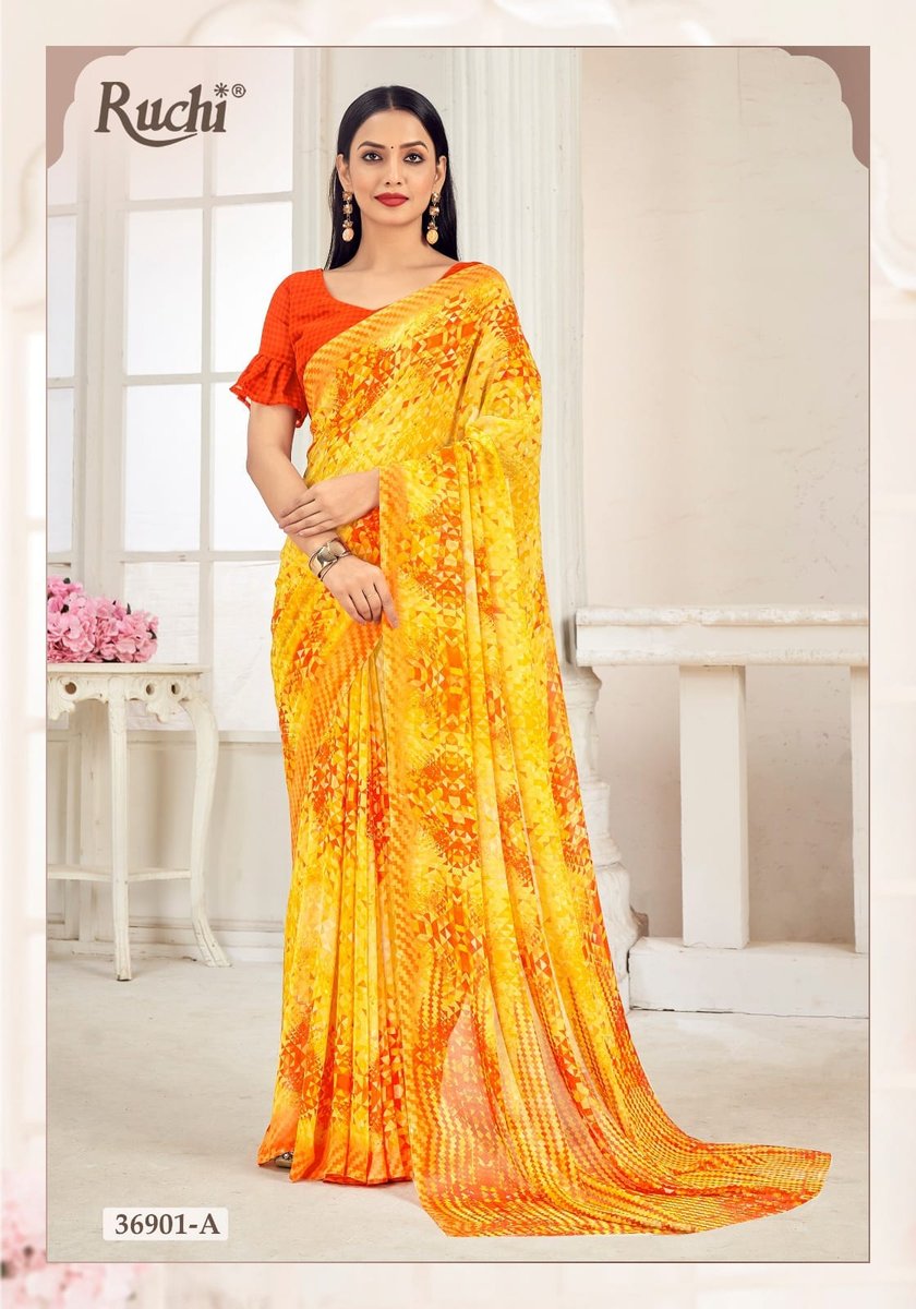RUCHI RAGAA GEORGETTE VOL-11 36901A TO 36906B 1