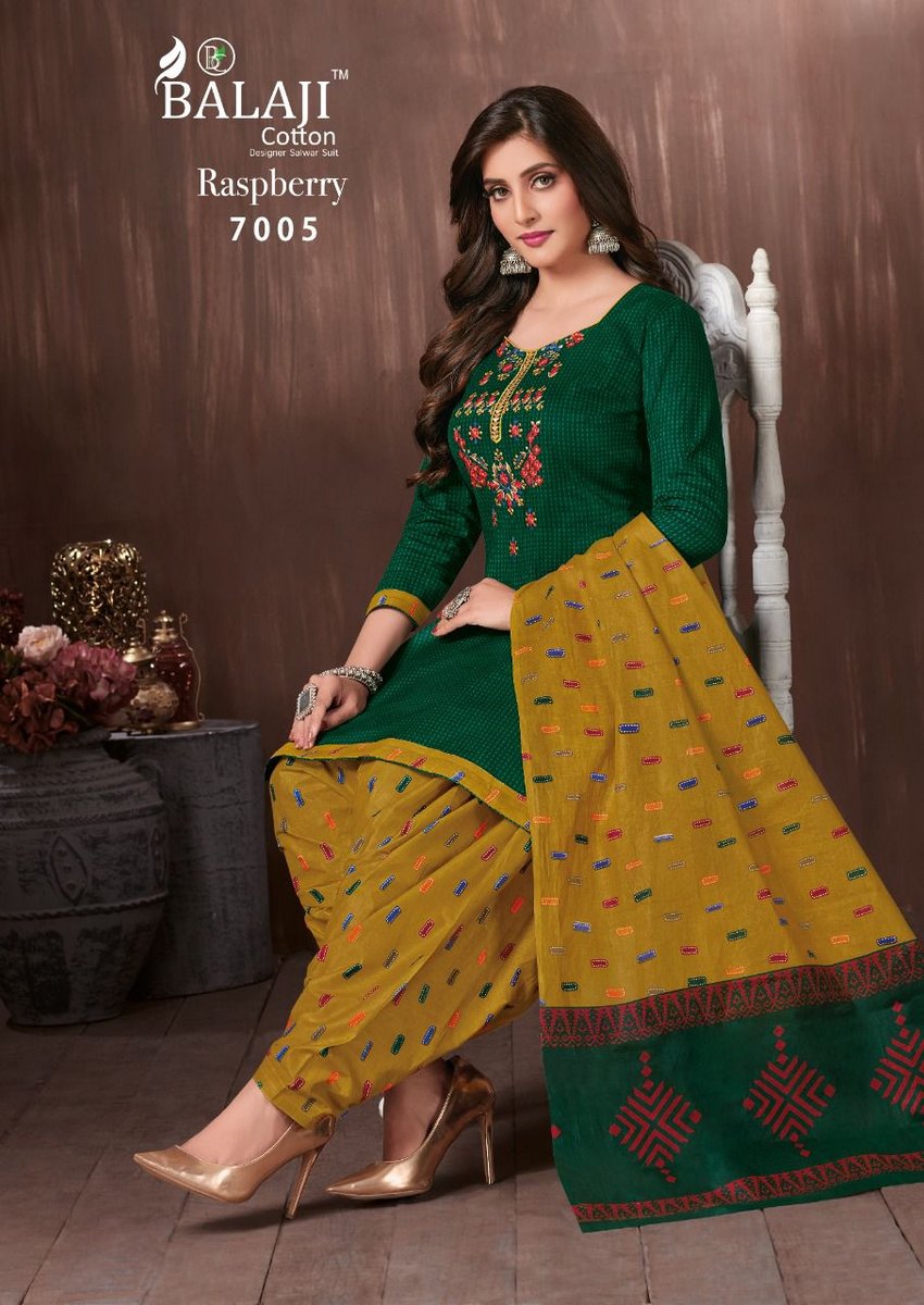 Balaji Cotton Raspberry Vol-7 7001-7012 Series 5