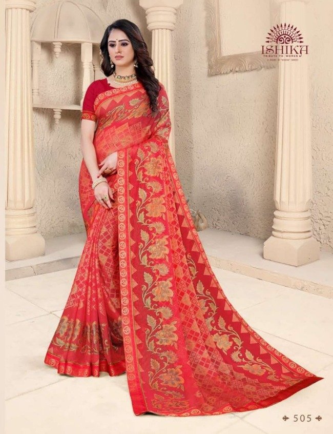 Ishika Sarees Varnika Brasso 501-506 Series 5