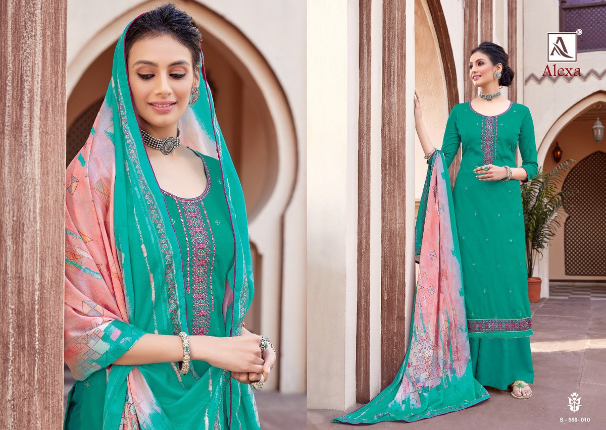 Alok Suits Alexa 550-001 to 550-010 Series 10