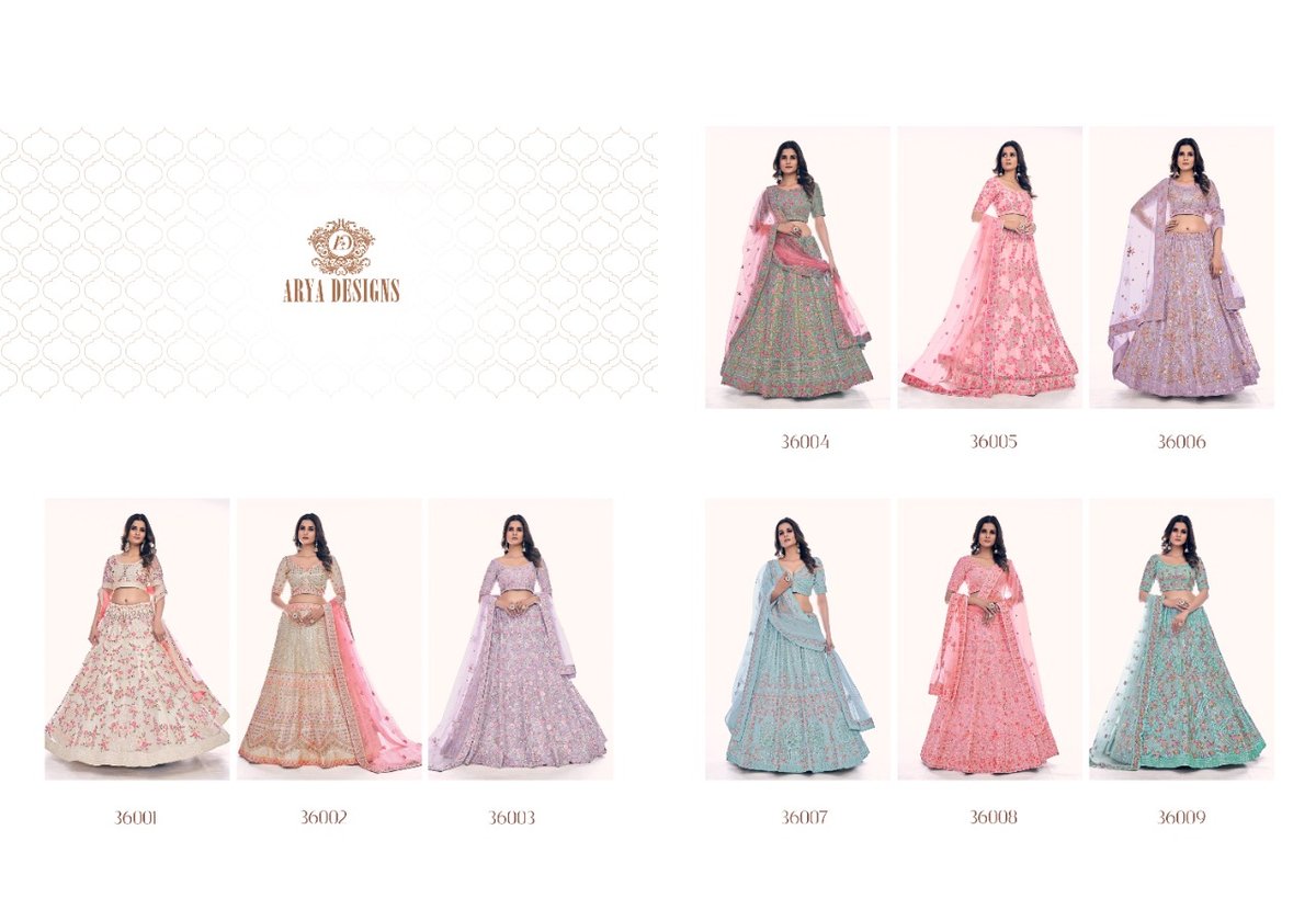 Arya Designs Poshak Vol-4 36001-36009 Series 10