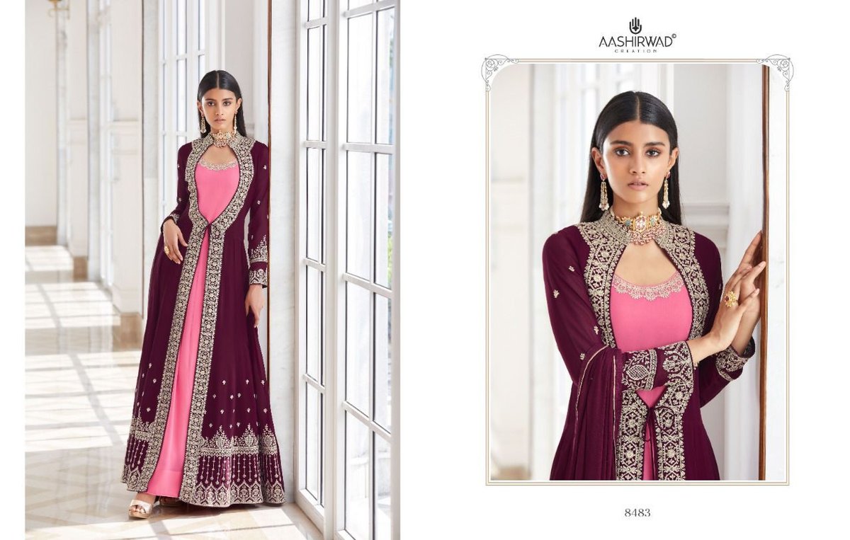 Aashirwad Creation Panch Ratna 8480-8483 Series 4