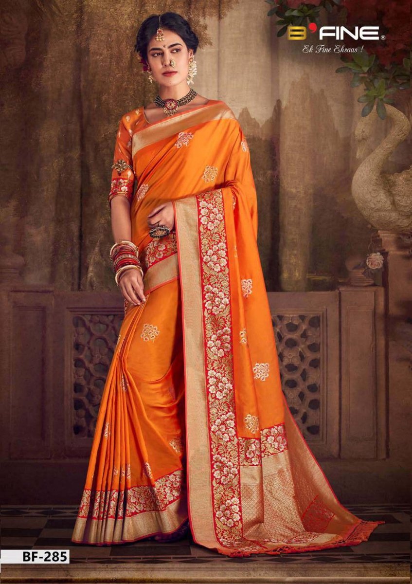 B Fine Saree Kalakari BF-281 to BF-300 Series 3