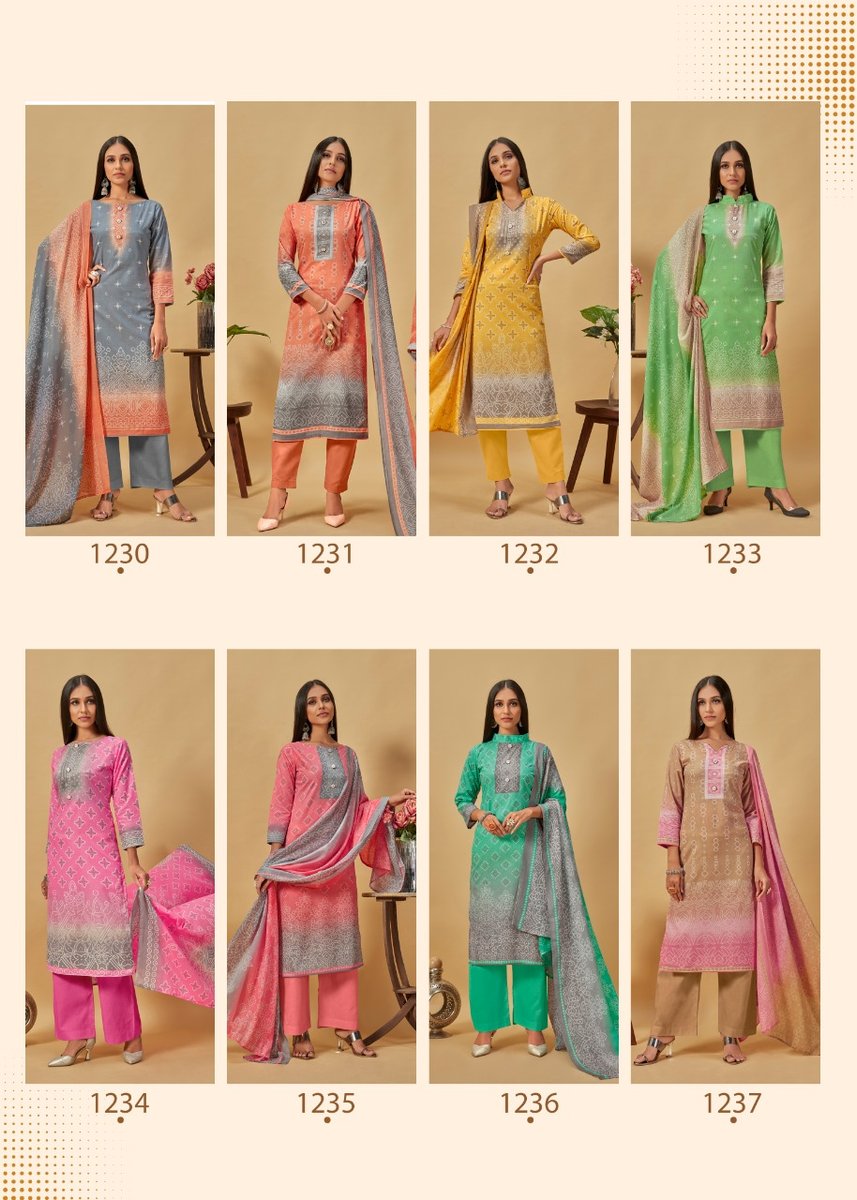 Bipson Prints Virasat 1230-1237 Series 9