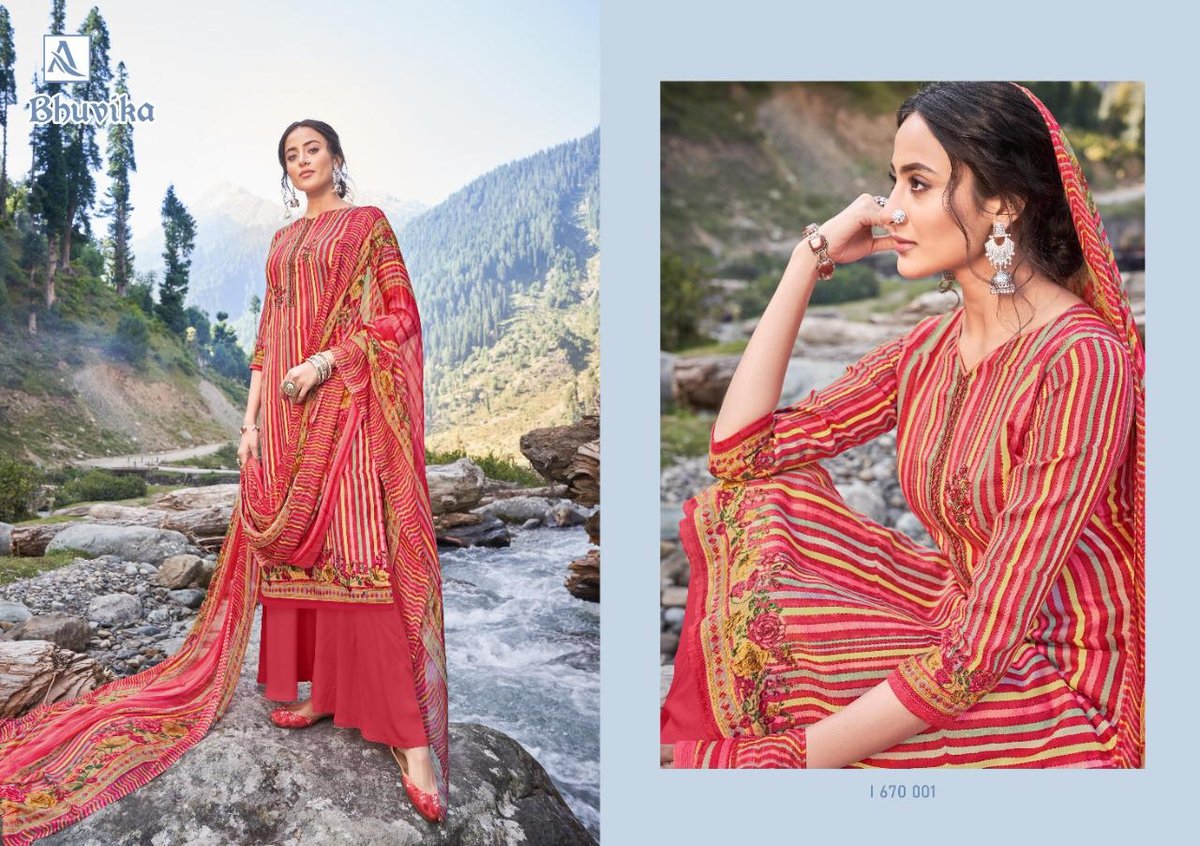 Alok Suits Bhuvika 670-001-670-008 Series 1