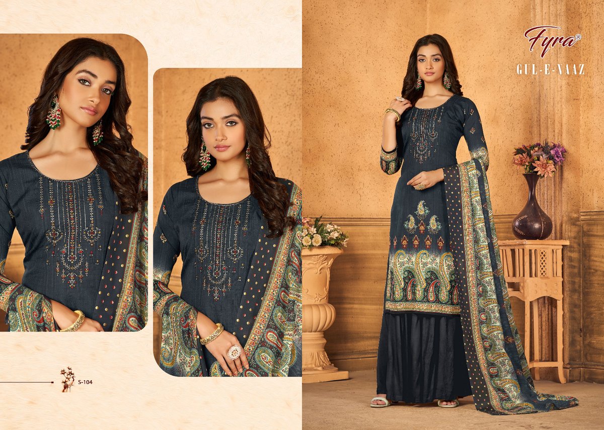 Alok Suit Fyra Gul-E-Naaz 101-110 Series 4