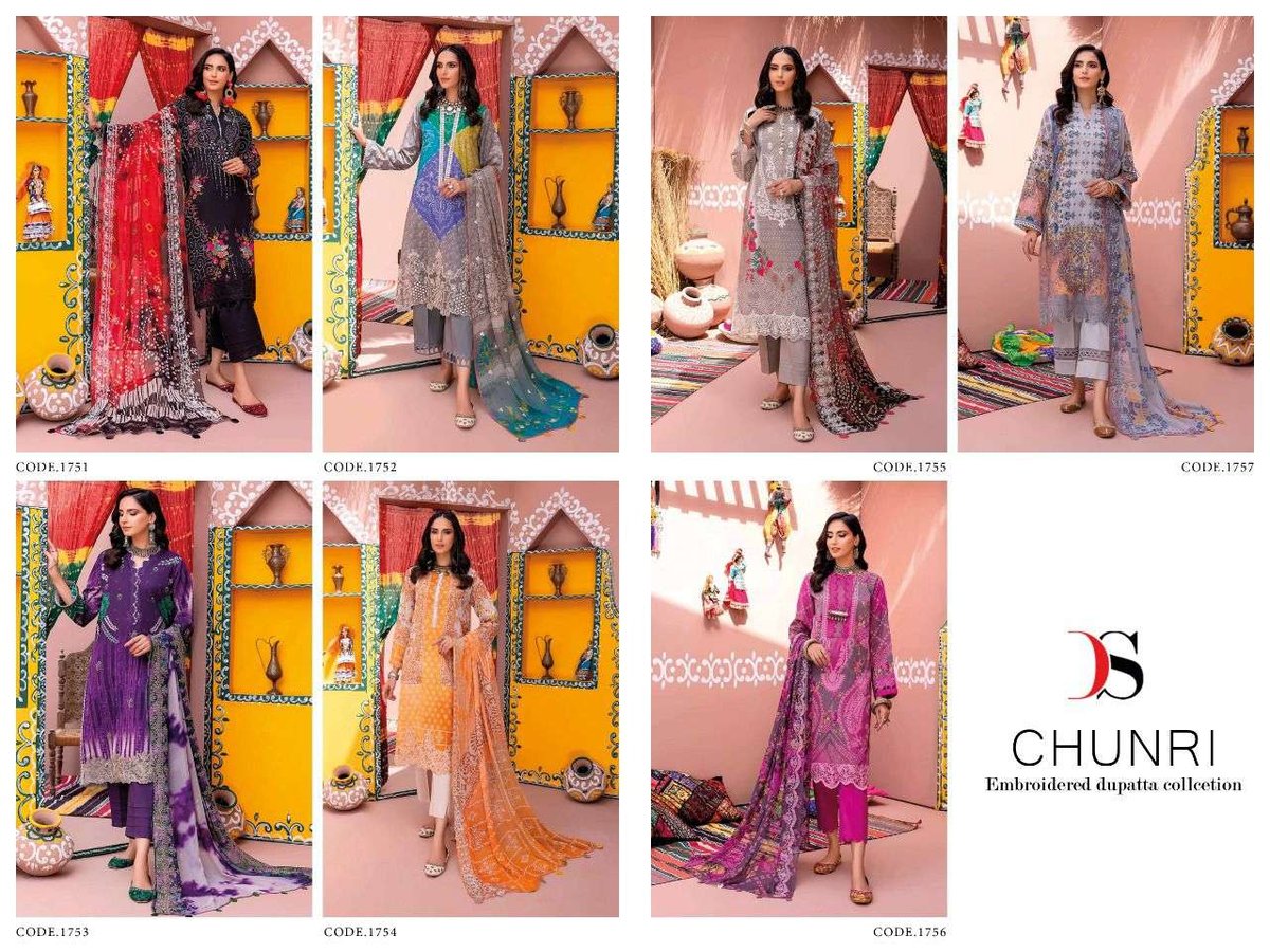 Deepsy Suits Chunri 1751-1757 Series 8