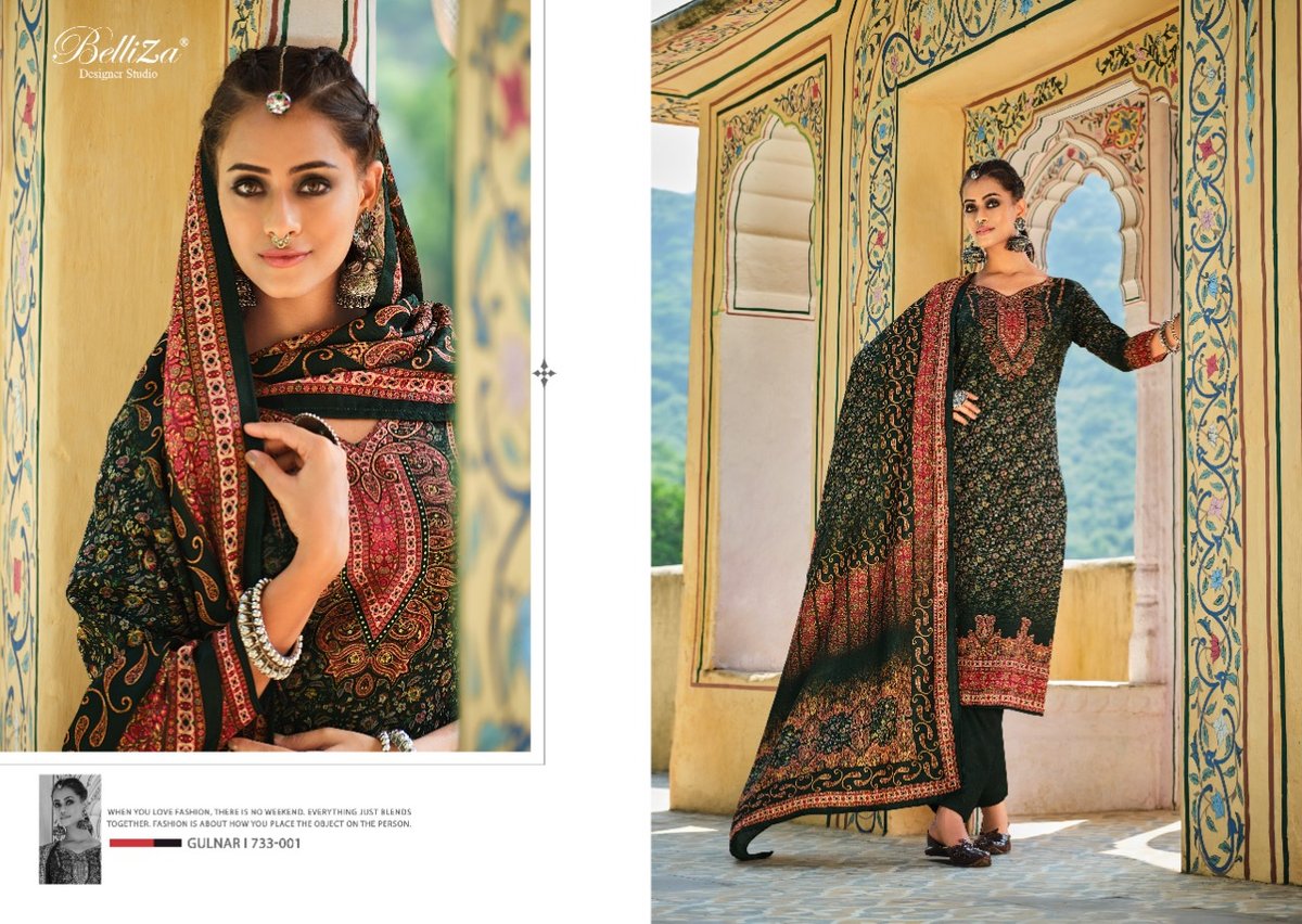 Belliza Designer Gulnar 733-001 to 733-008 Series 1