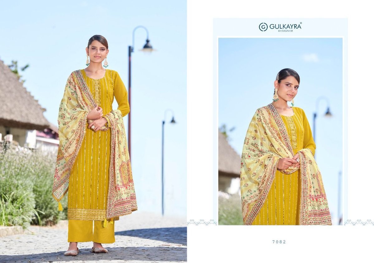 Gulkayra Designer Pankhi 7082-7085 Series 1