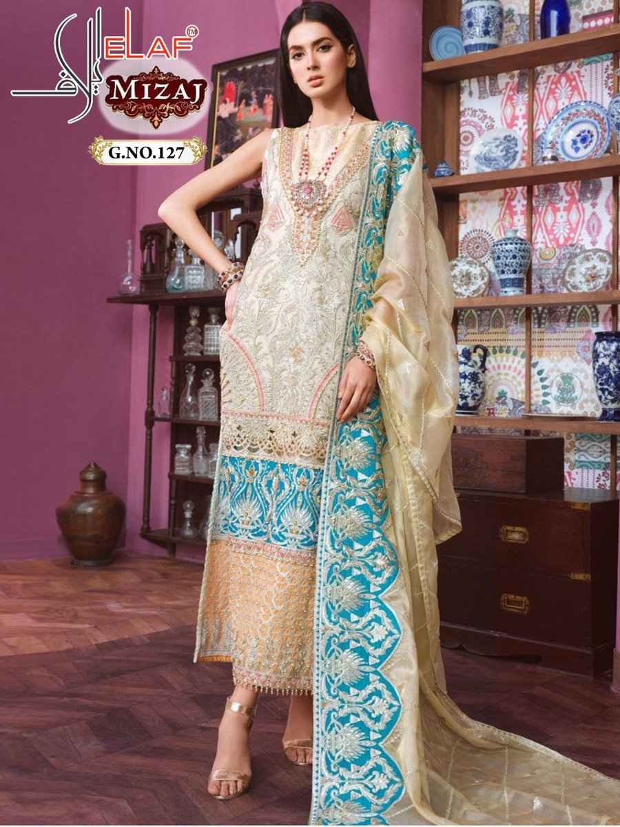 Galaxy Fab Elaf Mizaj 127 Design Salwar Suits 1