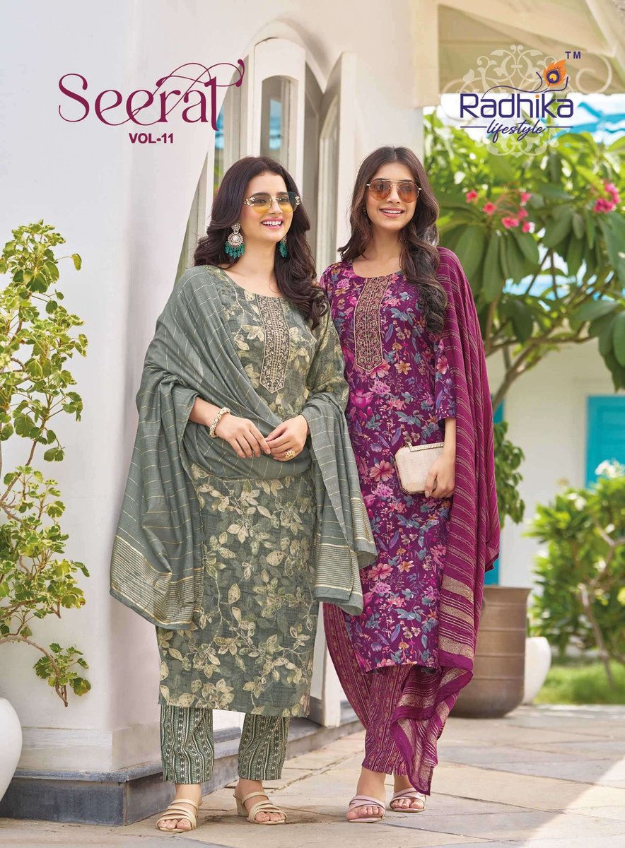 RADHIKA LIFESTYLE SEERAT VOL-11 11001-11008 SERIES 3