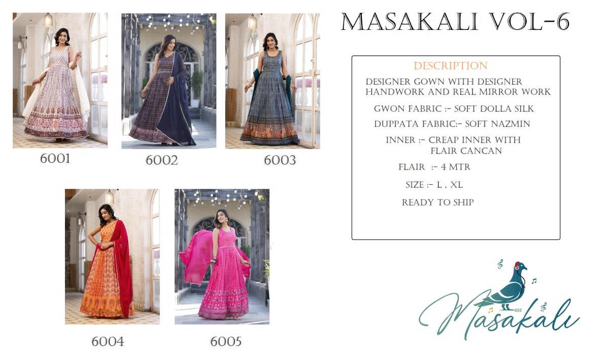 MASAKALI VOL-06 6001 TO 6005 6