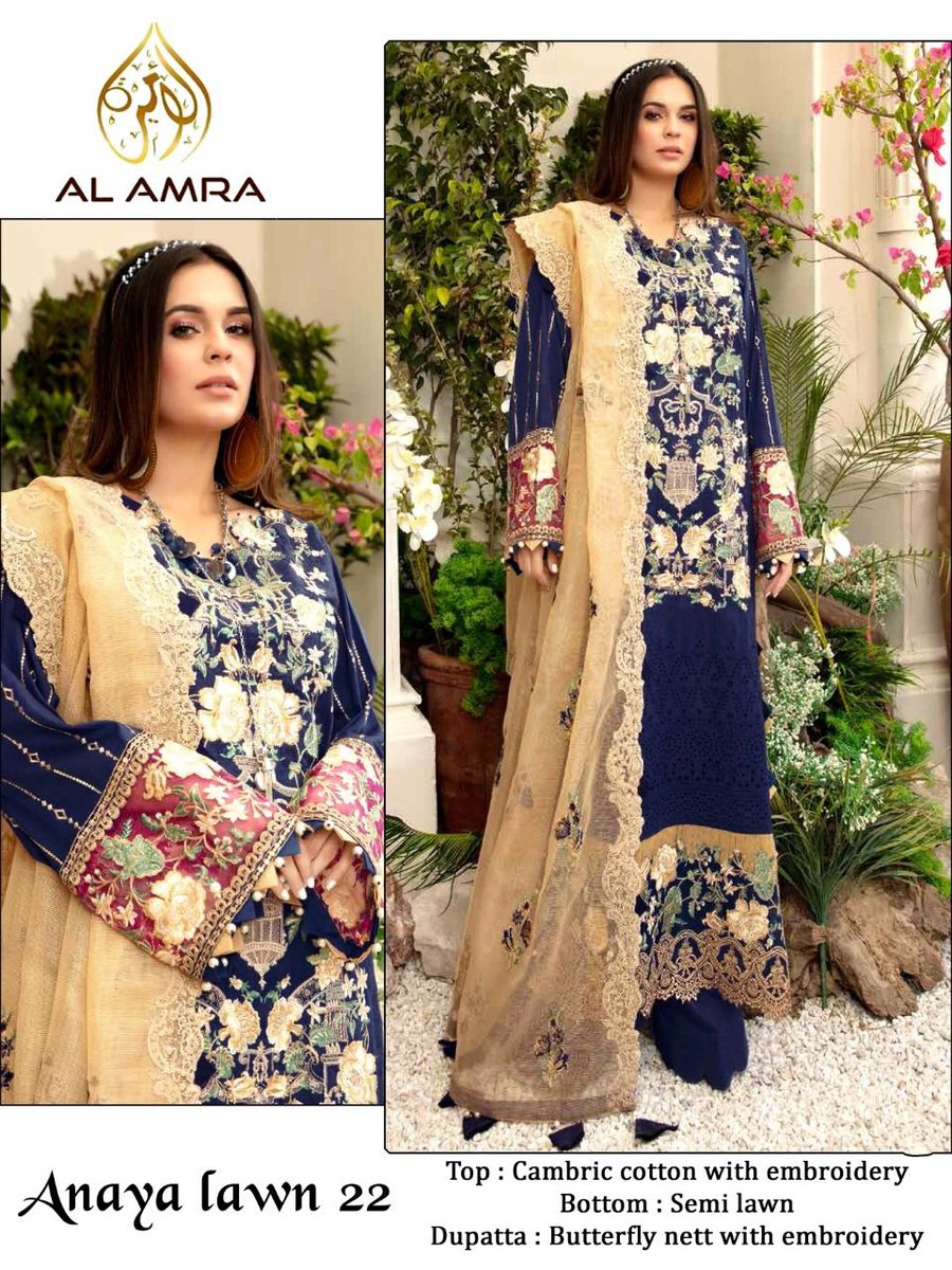 AL Amra Aanaya Lawn Chikankari Vol-3 20-23 Series 3