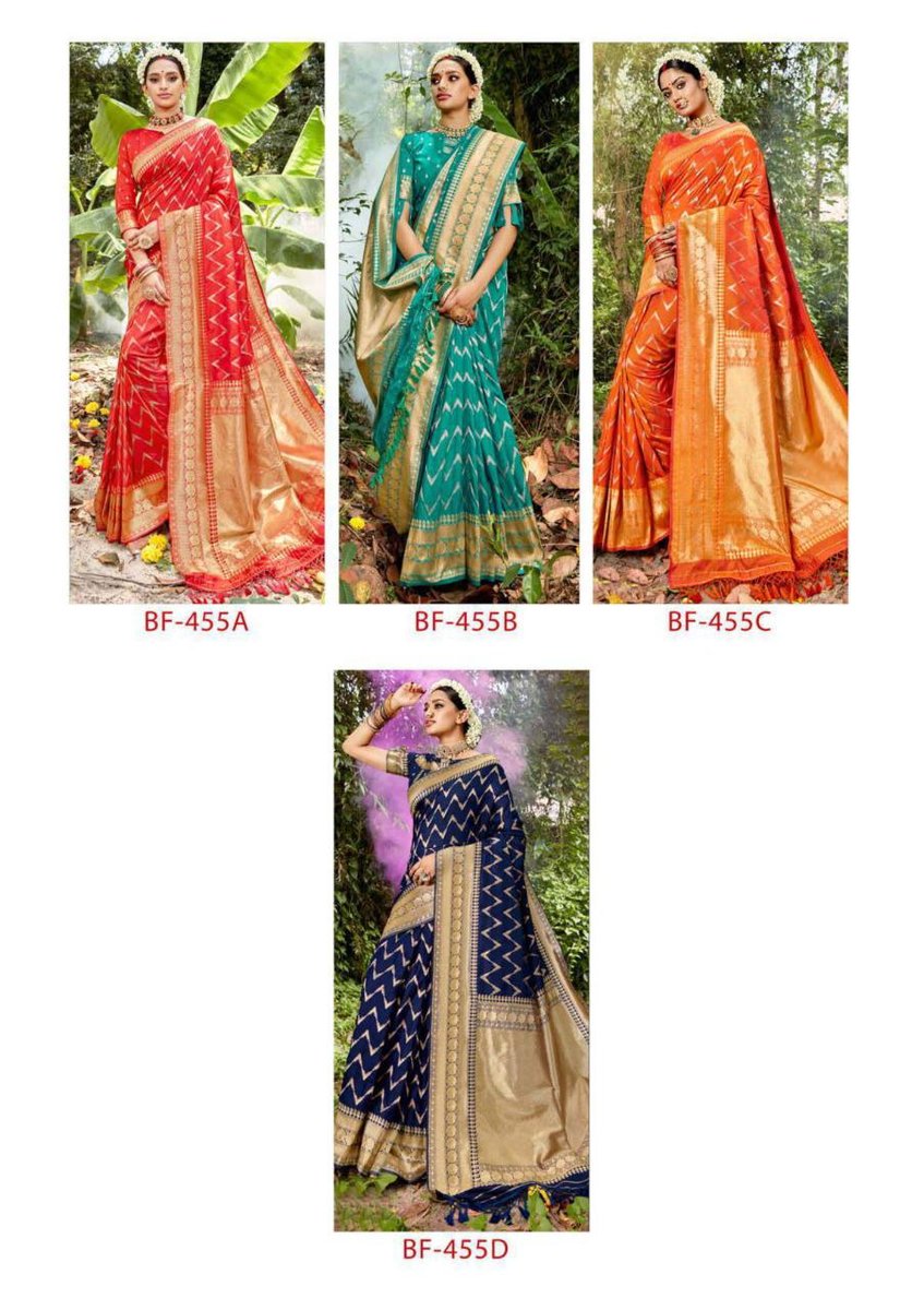 B'Fine Saree Roohani 455 Colors 5