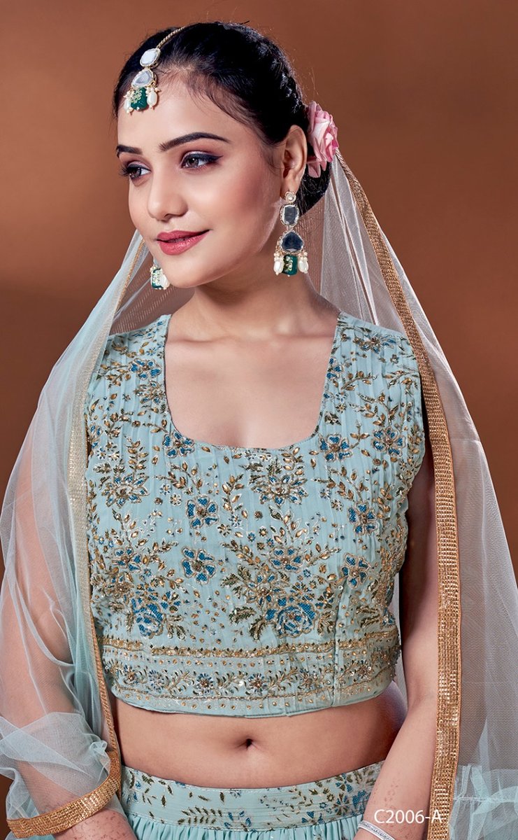 Aamoha Trendz Designer Lehenga C-2006 Colors 2