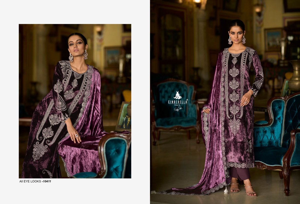 Cinderella Makhmal-E-Kahani 10405-10412 Series 7