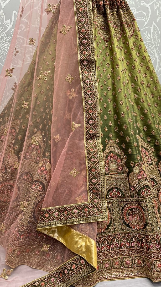 Anjani Art Heavy Lehenga 2504 Colors 3