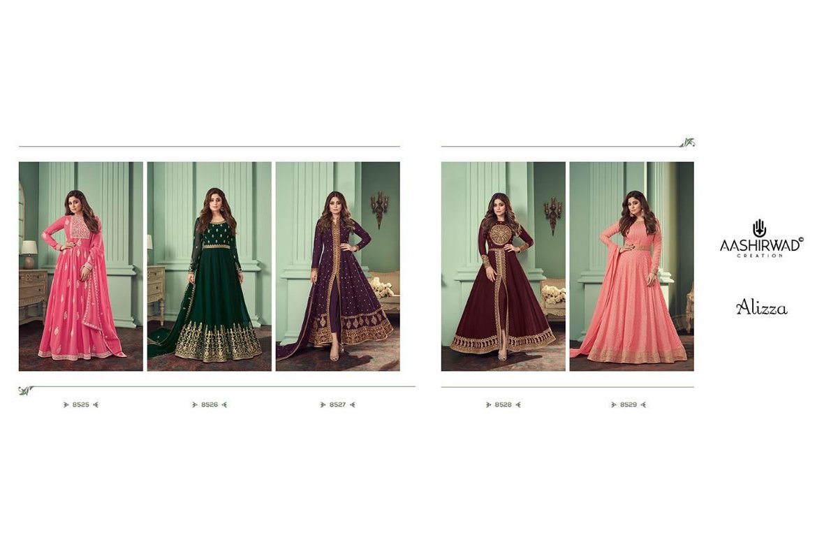 Aashirwad Creation Alizza 8525-8529 Series 6