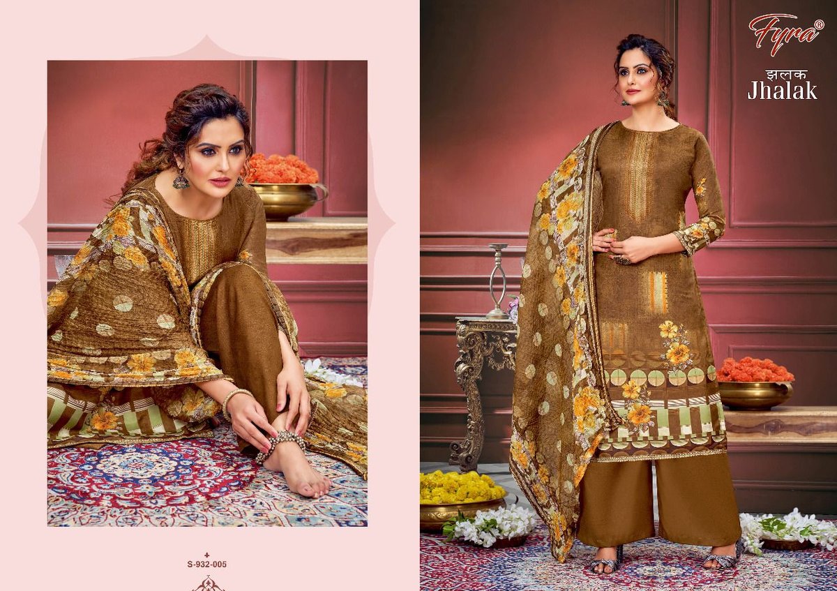 Alok Suit Fyra Jhalak 932-001 to 932-008 Series 5