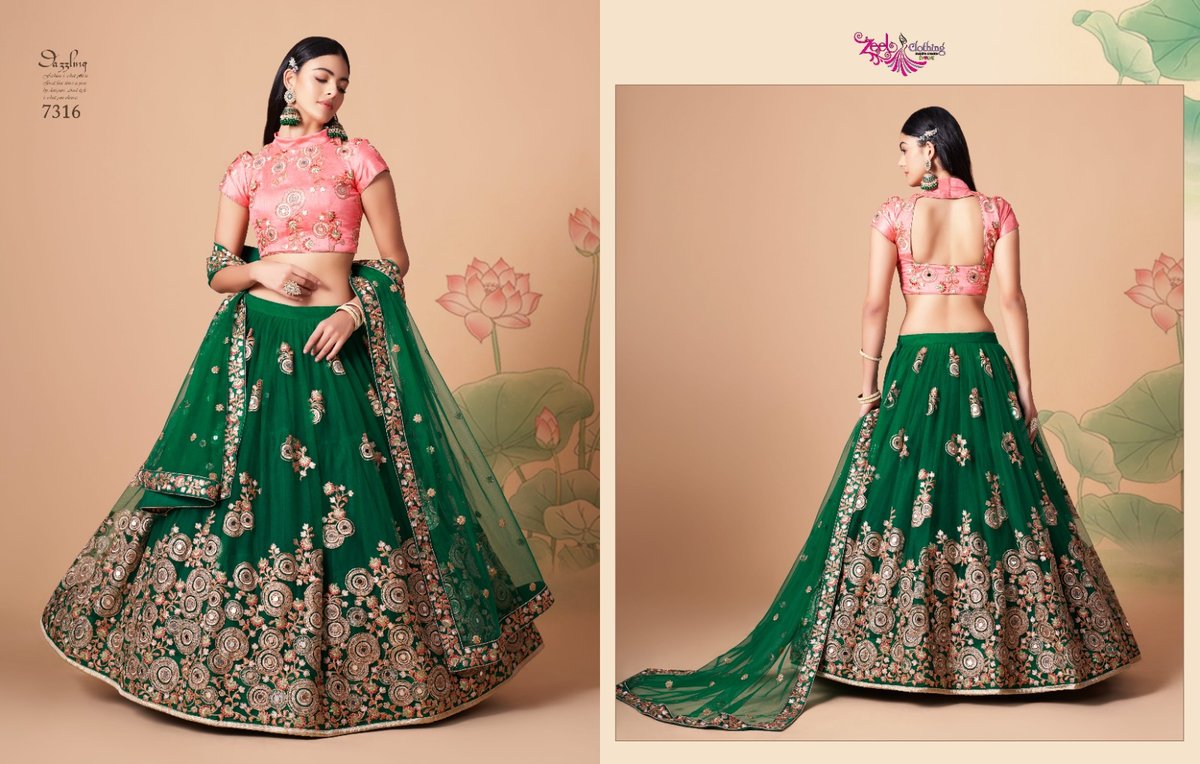 Zeel Clothing Neo Romantic Vol-3 7315-7326 Series 2