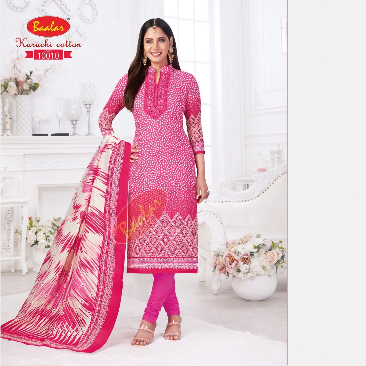 Baalar Karachi Cotton Vol-10 10001-10010 Series 10